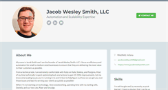 Desktop Screenshot of jacobwesleysmith.com